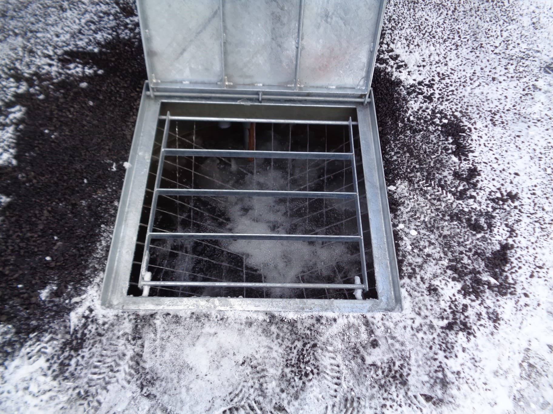 融雪槽完成後写真